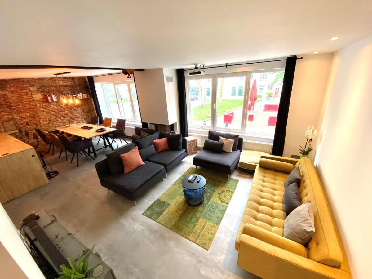 The Square - Vacation Rental With Outdoor Sauna - Centre Of Antwerpen Eksteriør bilde